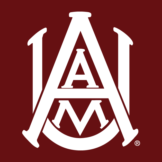 Alabama A&M Bulldogs 2000-Pres Primary Dark Logo vinyl decal